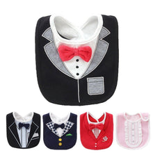 Load image into Gallery viewer, Newborn Scarf Baby Bib Waterproof Feeding Bib Bandana Bow Tie Baby Bibs Silicone Bib For Kids
