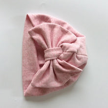 Load image into Gallery viewer, Baby Girl Hat Cotton Big Bow Cap For Baby Girls 2 Layer Butterfly Kids Caps Baby Beanie Winter Children's Hats
