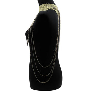 Lace Flower Choker Necklace Large Fashion Women's Long Necklaces 2023 Massive Statement Elegant Jewelry