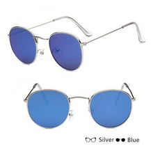 Load image into Gallery viewer, Leon Elegant Unisex Woman and Man Classic Round  Sunglasses Designer Glasses Lady Round Luxury Retro Sunglasses With Vintage Mirror Oculos De Sol Gafas
