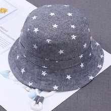 Load image into Gallery viewer, Children Summer Hats Kids Star Sun Caps For Boys And Caps New Baby Fisherman Hat In Modern Star Design
