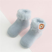Load image into Gallery viewer, Winter Luxury Cozy Baby 3D Cartoon Embroidery Warm Thick Newborn Socks For Baby Girls and Boys In Elegant Comfortable Fashion Design
