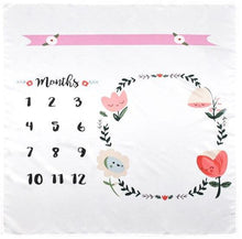 Load image into Gallery viewer, Cartoon Pattern  Baby Photo Props Background Blankets Play Mats Backdrop Cloth Calendar Photo Accessories Blanket For Baby
