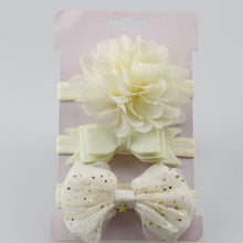 Load image into Gallery viewer, Luxury Modern Baby Headband Crown Flower Bows Hairband Baby Girl Headbands Newborn Hair Accessories Elastic Baby Hair Band
