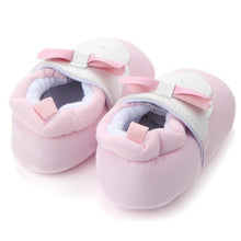 Load image into Gallery viewer, Modern Elegant Baby First Walkers Infant Newborn Autumn Winter Butterfly-knot Cotton Kids Soft Pre walker Shoes For Boys
