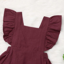 Load image into Gallery viewer, Modern Summer Casual Cute Infant Kids Baby Girl Summer Color Ruffle Princess Party Dress Clothes
