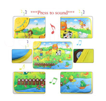 Load image into Gallery viewer, Music Animal Voice Singing Piano Farm Baby Play Gym Mat Baby Game Carpet Baby Toy
