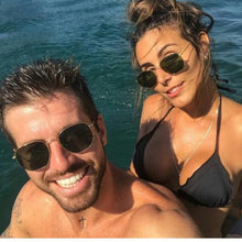 Load image into Gallery viewer, Unisex Woman and Man  Vintage Retro and Modern  Sunglasses Square Metal Frame Sunglasses Pilot Mirror Classic  With UV400 Protection
