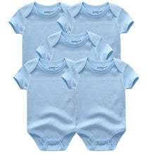 Load image into Gallery viewer, 5 PC Baby Summer High Quality Striped Rompers Jumpsuit For Boy &amp; Girls Comfortable Clothes
