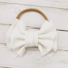 Load image into Gallery viewer, Modern Fashion Floral Headband Newborn Baby Elastic Hairbands Pearl Fresh Style Bow Knot For Girls
