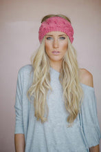 Load image into Gallery viewer, HandmadeKnit Wool Hairband for Mother &amp; Daughter Headband Knit Flower Hairband Ear Warmer Headwrap

