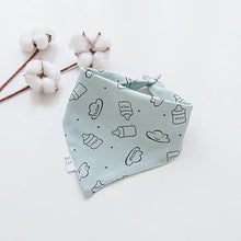 Load image into Gallery viewer, Cotton Cartoon Bandana Feeding Saliva Towel Waterproof Bibs For Baby Burp Accessory Adjustable Button Durable Baby Towels
