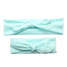 Load image into Gallery viewer, Mother &amp; Baby Headbands Print Floral Elastic Hair Bands Parent-Child Hair Accessories Bow For Baby Girls Bow in Modern Design
