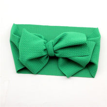 Load image into Gallery viewer, Adjustable Big Bow Headwrap  Top Knot Headbands Over Sized Bow Hair Turban for Newborn Girl
