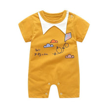 Load image into Gallery viewer, Summer Short Sleeved Girls Dress Baby Romper Cotton Newborn Body Suit Baby Pajama Boys Rompers
