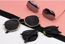 Load image into Gallery viewer, Unisex Woman and Man  Vintage Retro and Modern  Sunglasses Square Metal Frame Sunglasses Pilot Mirror Classic  With UV400 Protection
