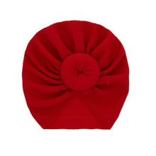 Load image into Gallery viewer, Baby Accessories Newborn Toddler Kids Baby Boy Girl Solid Knot Hats Turban Cotton Beanie Candy Color Hat For Kids
