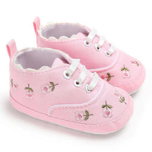 Load image into Gallery viewer, Soft Toddler Baby Shoes Newborn Boys Girls Breathable Princess Crib Sneakers Pre-walker Anti Slip Design
