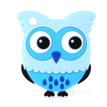 Load image into Gallery viewer, Baby Silicone Teethers BPA Free Teething Toy Animal Dog Koala Owl Elephant Baby Ring Teether Silicone Beads For Kids and Baby
