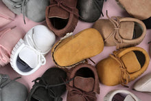 Load image into Gallery viewer, Autumn/Spring Baby Shoe Newborn Boys Girls PU Leather First Walkers Baby Shoes 0-18M
