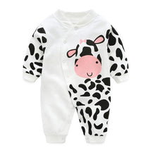 Load image into Gallery viewer, Modern Printed Jumpsuits Gentleman Autumn Long Sleeves Rompers Cotton Baby Clothes for Boys and Girls Outfits Style

