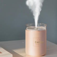 Load image into Gallery viewer, 280ML Ultrasonic Air Humidifier Candle Romantic Soft Light USB Essential Oil Diffuser Car  Aroma Mist Maker
