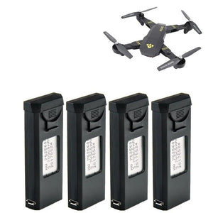 6pcs Lipo Battery Charger Sets For VISUO XS809S XS809HW XS809W XS809 3.7V 900mAh RC Drones Quadcopter Spare Parts Accessories