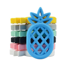 Load image into Gallery viewer, Baby Teethers Cartoon Animal Baby Teething Toy Penguin Silicone Teether Unicorn Pendant Raccoon Accessories
