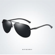 Load image into Gallery viewer, Luxury  Aluminium Magnesium Men's Sports Driving Polarized Sunglasses With Stanless Steel Frame Ultra Light Men Glasses In Aviation Pilot Style With UV400 Protection
