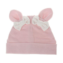 Load image into Gallery viewer, Baby Girl Hat Rabbit Ear Hat For Girls Cotton Bow Knot Children's Cap Toddler Kids Hats Cartoon Hats
