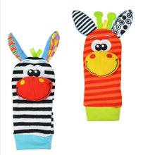Load image into Gallery viewer, Colorful Wrist Rattles Infant Baby Kids Socks Rattle Toys Foot Socks Educational Toy High Quality Babies Gift
