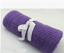Load image into Gallery viewer, Baby Blanket Cotton Super Soft Blankets Newborn Swaddle Infant Wrap Bath Towel Girl Boy Stroller
