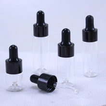 Load image into Gallery viewer, 10pcs/Lot 5ml 10ml 15ml 20ml Reagent Eye Dropper transparent Glass Aromatherapy Liquid Pipette Bottle Refillable Bottles
