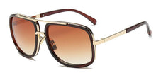 Load image into Gallery viewer, Luxury Square Gold Metal Frame Woman and Man Unisex Top Oversized Big Frame Elegant Sunglasses For Summer  NEW 2020 Edition
