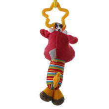 Load image into Gallery viewer, Colorful Baby Kids Rattle Toys Cartoon Animal Plush Hand Bell Baby Stroller Crib Hanging Rattles For Infant Baby Toys

