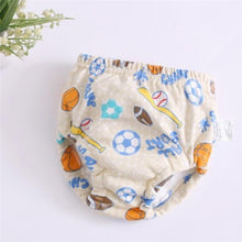 Load image into Gallery viewer, 6 Layer Baby Cotton Training Pants Panties Cloth Diapers Reusable Child Nappies Breathable Diaper
