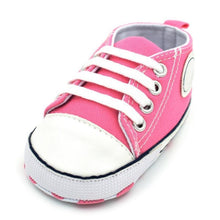 Load image into Gallery viewer, Classic Canvas Newborn Baby Boys Girls First Walkers Toddler Soft Sole Anti-slip Sneakers
