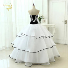 Load image into Gallery viewer, Vestidos De Noiva Hot Sale 2023 New Arrival  Wedding Dresses Classical A line White Black Women&#39;s Vintage Ball Gown OW 0199 Plus
