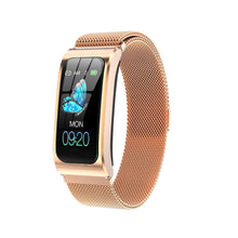 Load image into Gallery viewer, Luxury Elegant Metal And Woman Smart Watch 1.14" IP68 Waterproof With Heart Rate Stopwatch Alarm clock Fitness Tracker Swim Watch for Android IOS Operate sistem
