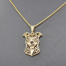 Load image into Gallery viewer, Lovers&#39; Alloy Pet Dog Necklaces Women&#39;s Pitbull Pendant Necklaces Drop Shipping
