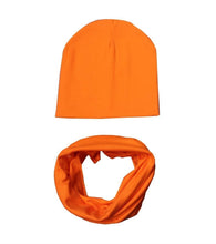 Load image into Gallery viewer, Baby Boys &amp; Girls  Cap Cotton Scarf Beanie Infant Knitted For Toddlers Children Set For Baby Kids
