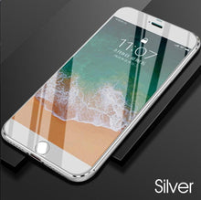 Load image into Gallery viewer, 10D Curved Edge Aluminum Alloy Tempered Glass for iPhone X XS MAX 11 12 Pro Max mini 6 6S 7 8 Plus Full Cover Screen Protector  Titanium Alloy Metal Edge Full Coverage Front Tempered Glass Screen Protector for iPhone
