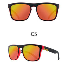 Load image into Gallery viewer, Men Polarized Sunglasses Vintage Anti-UV Driving Driver Black  Eyewear Rectangle Shades Men Oculos masculino
