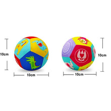 Load image into Gallery viewer, Education Baby Toys For Children Animal Ball Soft Plush Mobile Toy With Sound Baby Rattle Infant Body Building Ball For Kids
