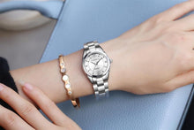 Load image into Gallery viewer, New STEVVEX Women Luxury Rhinestone Stainless Steel Quartz Watches Ladies Business Watch WIth  Japanese Quartz Movement For Women and Girls
