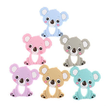 Load image into Gallery viewer, Unicorn Silicone Baby Teether Cartoon Animal BPA Free Rodents Teething  Shower Gifts Koala Penguin Owl Fox For Kids
