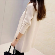 Load image into Gallery viewer, Free Shipping 2015  Spring and Autumn Women&#39;s Top Medium-long Cardigan Outerwear Sweater
