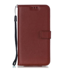 Load image into Gallery viewer, Solid Color Leather Wallet Case For iPhone 14 XS MAX 11 Pro 12 mini 13 Flip Cover Card Slot Mobile Phone Case  Wallet Mobile Phone Case Leather Flip Case Wallet Colorful Protective Case
