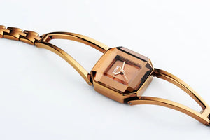 KIMIO Brand Luxury Women's Quartz  Watches Waterproof Stainless Steel Hollow Square Bracelet Ladies Watches montre femme
