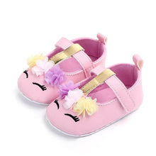 Load image into Gallery viewer, Baby Girls Flower Spring Autumn Luxury Leather Soft Sole Shoes High Quality Breathable And Flexible Baby Girl Shoe
